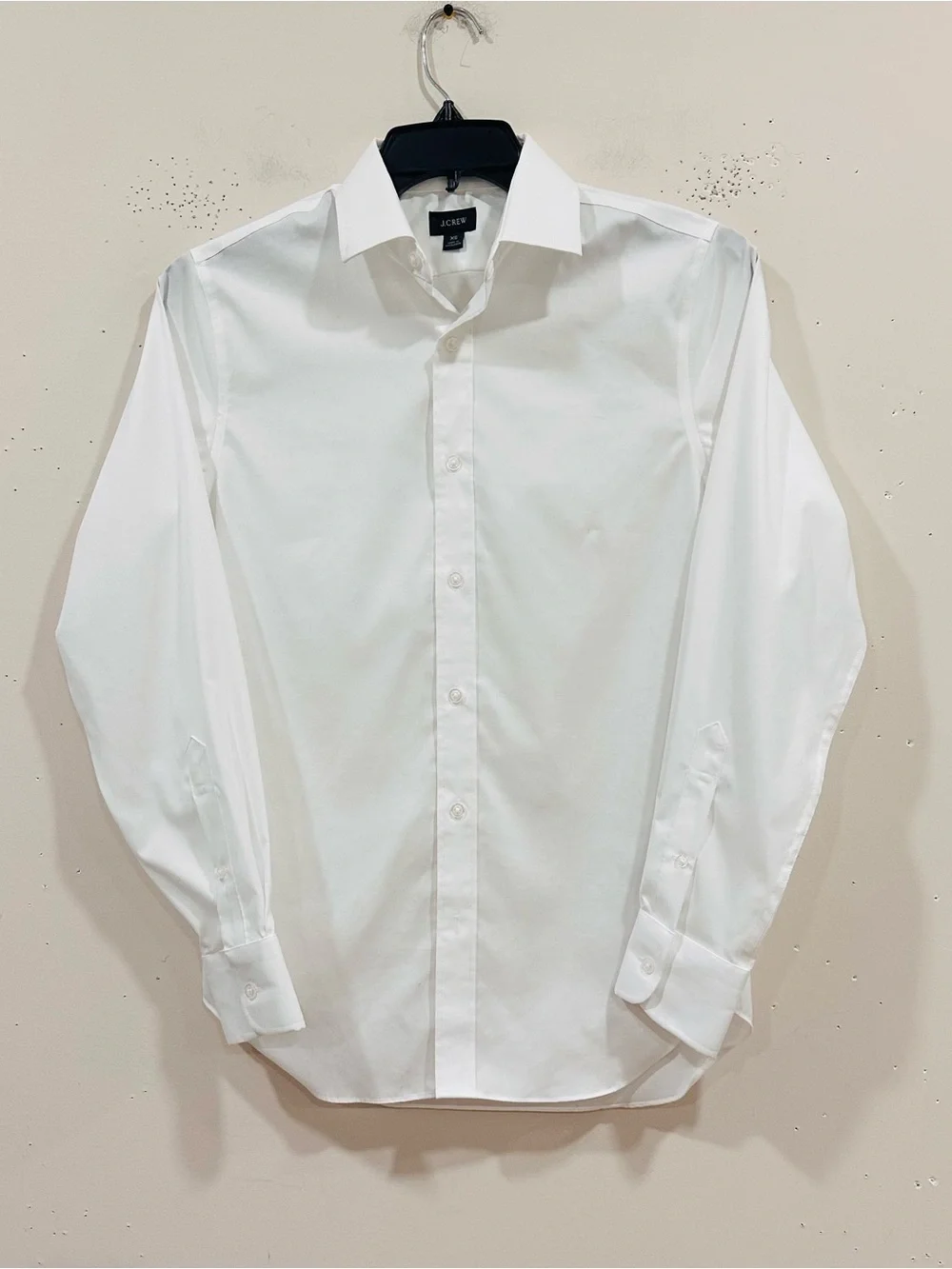 J. Crew Men's Dress Shirt White Long Sleeve Classic Fit Size XS